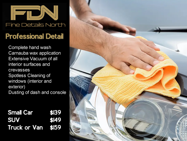 Fine Details North - professional auto spa services