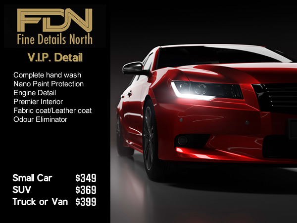 Fine Details North - professional auto spa services